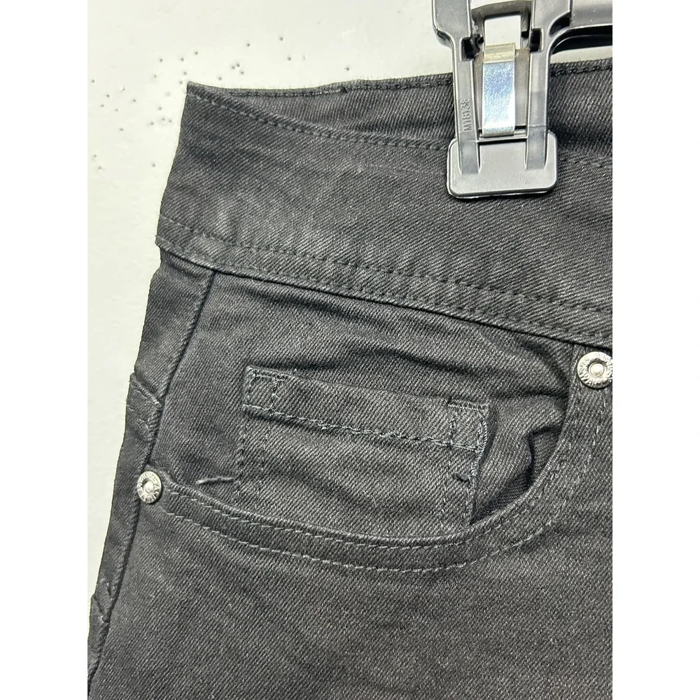 Ashley Stewart Jeans Womens 14 Regular Black Fearless Skinny Stretch High Rise - Picture 5 of 9